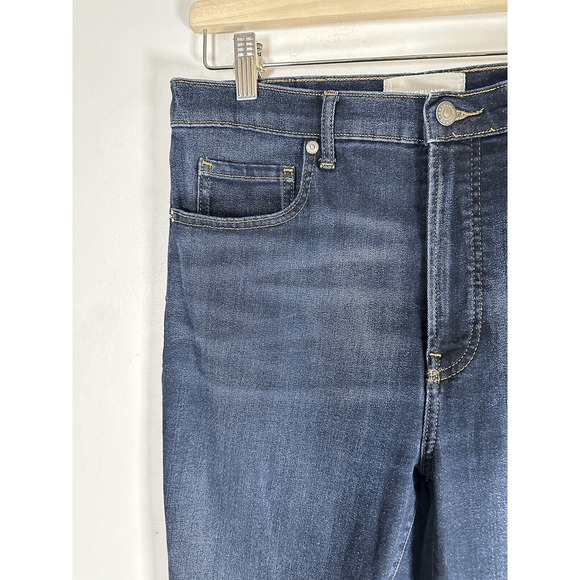 Everlane The High-Rise Skinny Jean Ankle 26 Medium Blue Wash - Picture 10 of 16